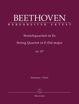 String Quartet in E flat Major, Op. 127 Set of Parts cover